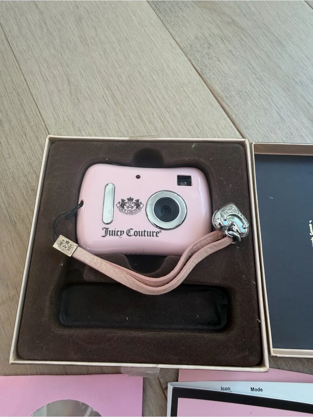 Juicy Couture Pink Compact Digital Camera with Matching Strap